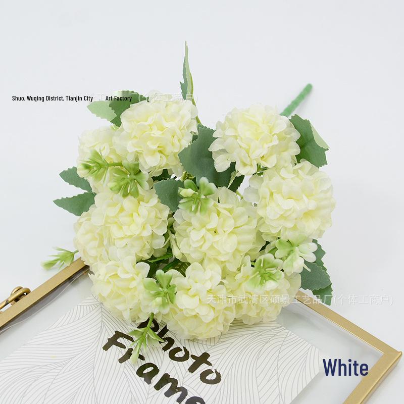 10 искусственных стеблей хризантем - Высококачественный вид для фотографии, портретов или декора стола