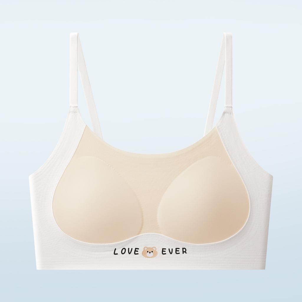 Summer Development Period Clothes Girl Student Beautiful Back Sports Shock-proof Inner Vest Junior High School Student Bra Styling Underwear 