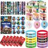 Roblox Theme Children's Birthday Party Favors Gift Bags Slap Bracelets Wristbands Balloons Stickers Tattoo Stickers Decorations