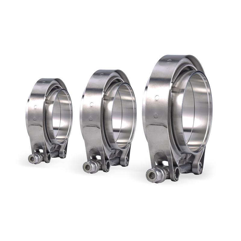 304 Stainless Steel V Band Clamp  2" 2.5" 3 Inch 51 63 76 mm Turbo Exhaust Pipe Vband Clamp Male Female Flange V Clamp Kits
