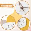 Wooden Wall Clock Watch Gift Living Room Decoration Silent Hanging for Party Cafe