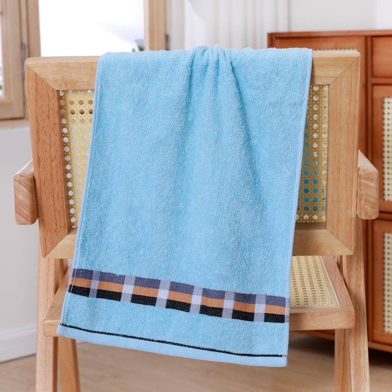 100% Cotton Thickened Bath & Face Towel - Soft, Absorbent, Adult Use, Perfect Gift