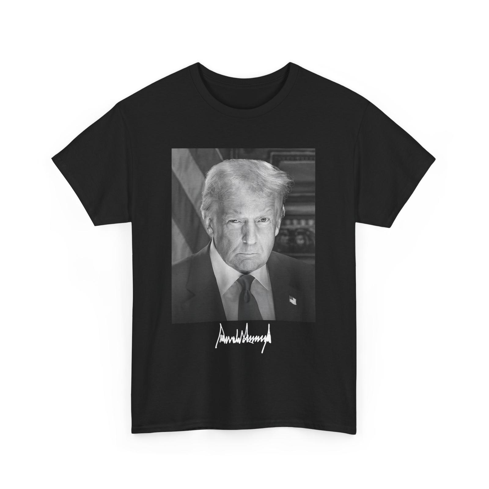 

President Trump s Official Inauguration Portrait T-Shirt Mens Womens Tees Top XL