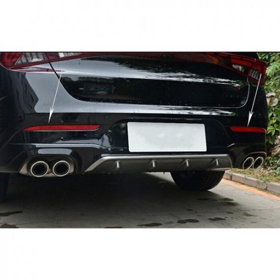 For Kia K5 2021-24 Chrome Car Exterior Rear bumper Fog Light Frame Cover Trim 2X