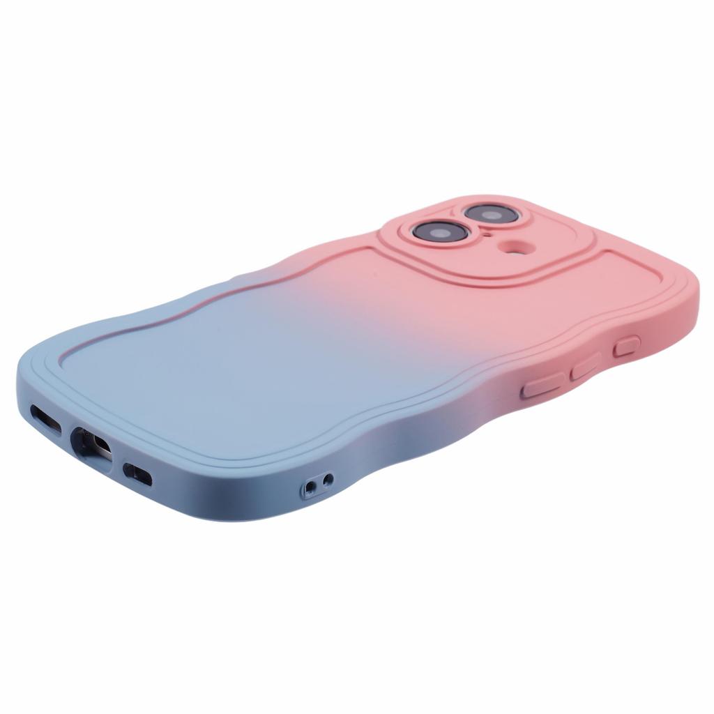 For iPhone 17 Case Gradient Color Rubberized TPU Phone Cover