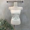 C S In The Room Jiho Cap Inner adjuSTable STrap SleeveleSS T ShirT 3Color C
