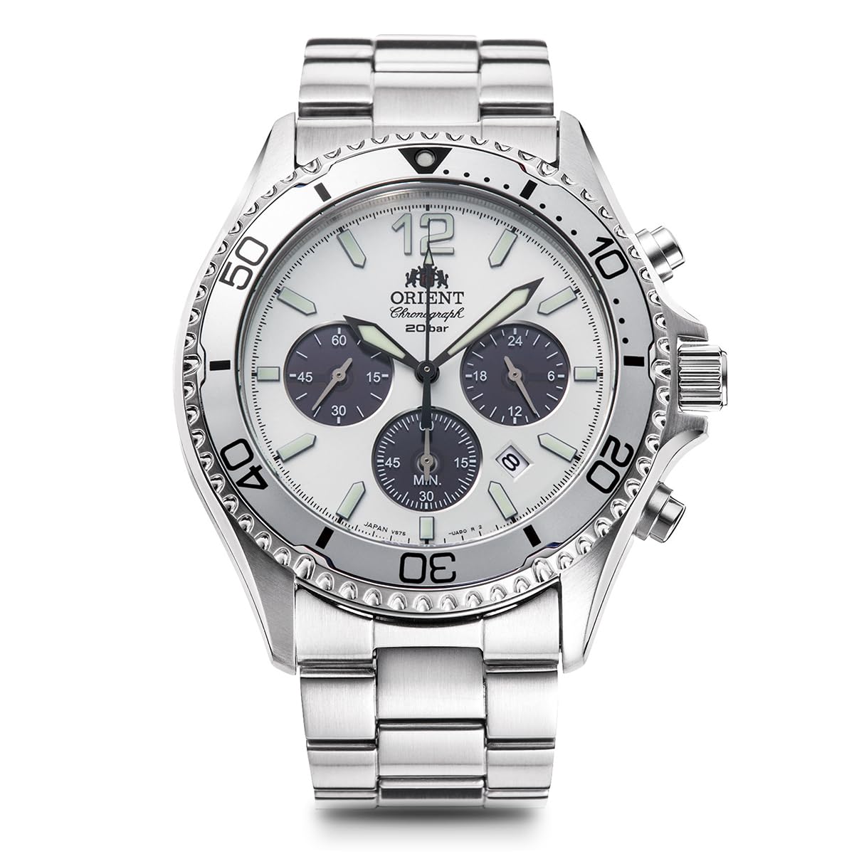 

ORIENT Mako SOLAR PANDA Співпраця WWF Японії з вітчизняним виробником. Гарантія обмежена 300 штуками Біле срібло [ORIENT] RN-TX0205S для чоловіків