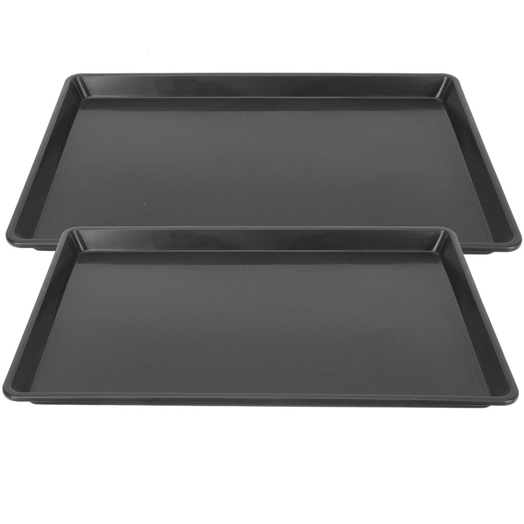 2Pcs Leakproof Pet Tray Replacement Durable Dog Crate Tray Odor Resistant Litter Tray Bird Cage Pan Small Dog Crate Tray Parrot