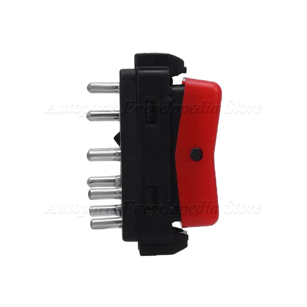 Car Warning Hazard Light Switch 1248200110 For Mercedes W124 W201 W202 Red Replacement Auto Accessories