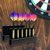 Wall Mounted Acrylic For Dart Holder Set For 12 For Darts Black Finish Storage For Steel Tip And Soft Tip For Darts