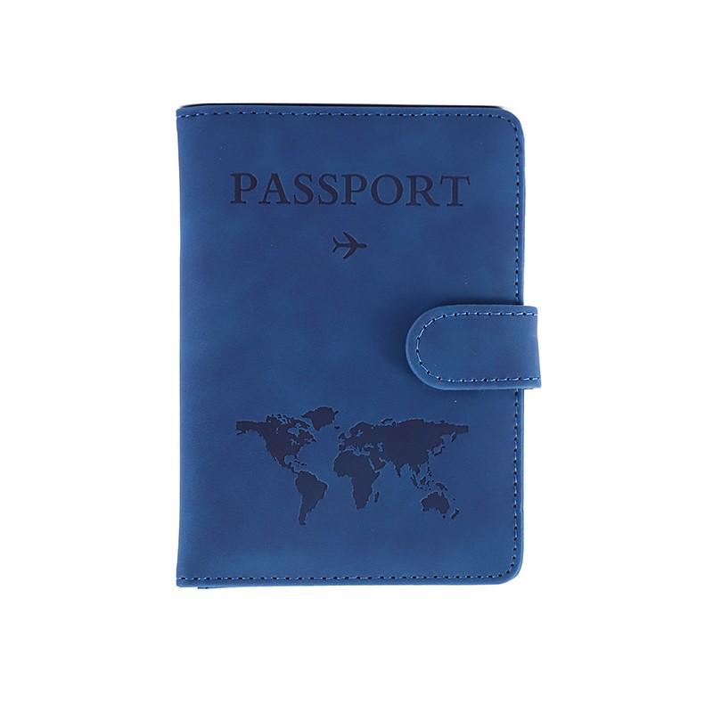 2024 Unisex PU Leather Passport Holder & ID Bag