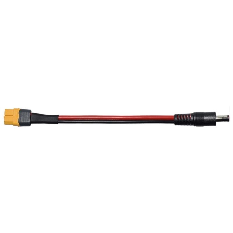 XT60 To DC5.5mmx2.1mm Male Female Power Cord for FPV Monitors and Model Toys Up To 180W