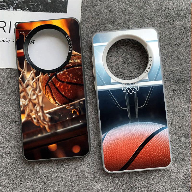 Basketball Basket Sports Soft Phone Case for Samsung Galaxy S24 S25 FE S26 Edge S23 Ultra S22 Plus S21 + Shockproof Cover Back S