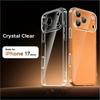 Luxury Transparent Phone Case For iPhone 17 16 Pro Max Soft TPU Cases For iPhone 17 16 15 14 13 Pro Max Air Soft TPU Clear Cover