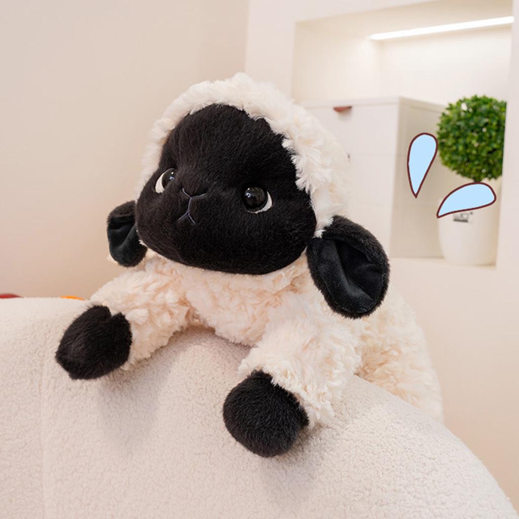 Interactive Soft Lamb Plush Toy Cuddle Companion Kids Family Bonding Activity Comfort Doll Hugging Stuffed Animal Toy