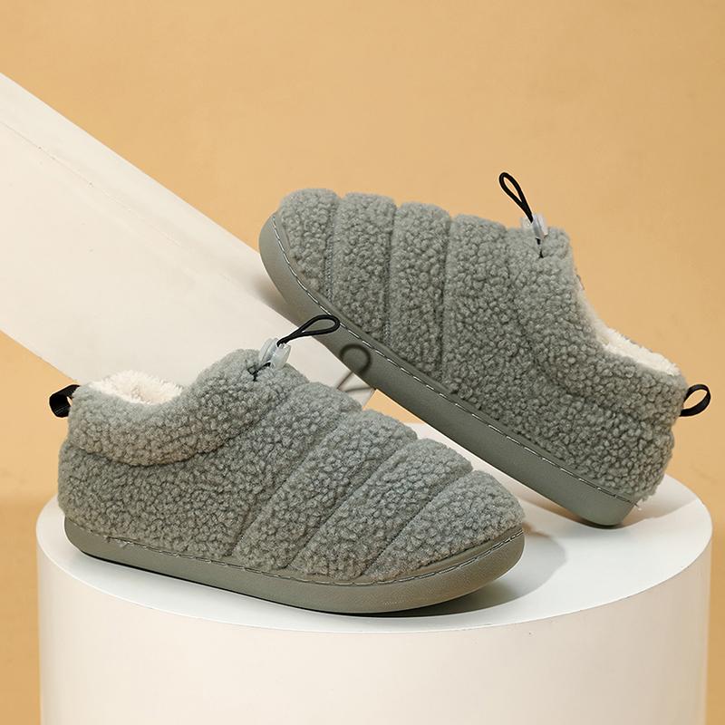 Slippers Woman Winter Warm Style Fluffy Slippers Fur Plush Women's Home Slippers Comfort Indoor Cotton Shoes Female Footwear
