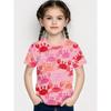 Children's Clothing Girls T-Shirt Short Sleeve Cute Cartoon Fish Crab Print Kids Clothes Casual O-Neck Boy T-Shirt Children Tops