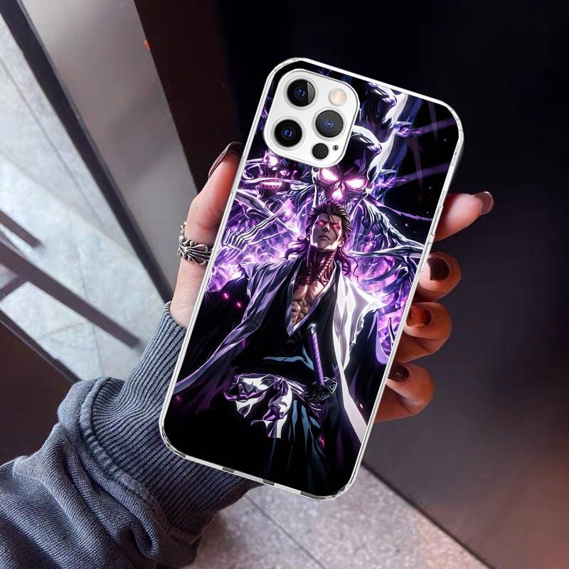 Aizen Sousuke Bleach Phone Case For iPhone 17 Air 16 15 Pro Max 14 Plus 13 Mini 12 11 Cover 7 8 SE Silicone Shell Print Fundas 1