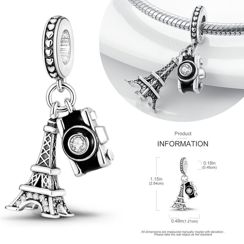 Copper Charms Beads Perfume Animal Butterfly Pendants Fit Original Bracelet Diy Jewelry