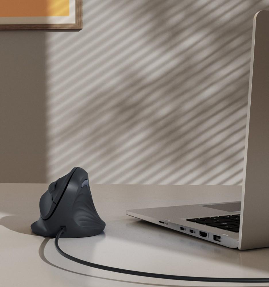 ECM-500 ergonomic wired mouse