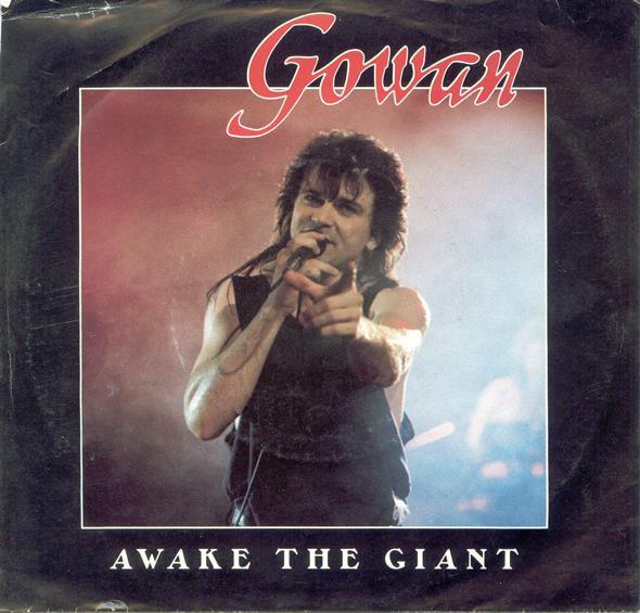 

7-дюймовая пластинка GOWAN Awake The Giant C43011 Columbia 1987 Канада Рок Б/у