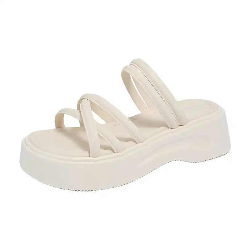 Fashion Round Foot Super Lightweight Sandals On The Post Sneakers Slippers Shoes Women's Sabdalia Sports Cheaper Stylish Lux