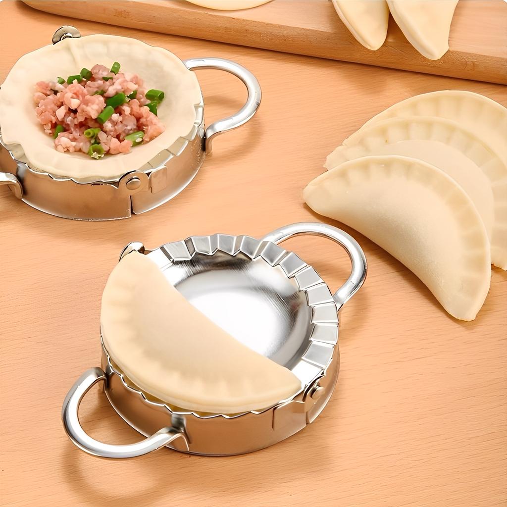 Stainless Steel Dumpling Maker Dumpling Skin Mold Ravioli Maker Press Pie Making Press Wrapper Pastry Maker Kitchen Accessories