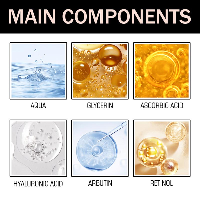 Retinol eye serum diminishes fine lines, puffiness, and dark circles, leaving the skin around the eyes firm and supple