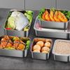 ZISIZ Square Food Storage Container with Lid