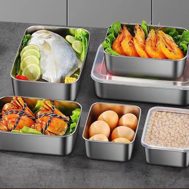 ZISIZ Square Food Storage Container with Lid