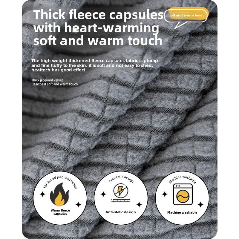 Thickened Elastic Armless Sofa Bed Cover - Universal Fit, Full Coverage, Simple Fabric