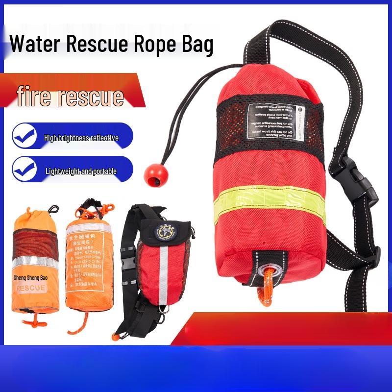 

Bosente Emergency Reflective Throw Ropes with Bags 8mm x 16m