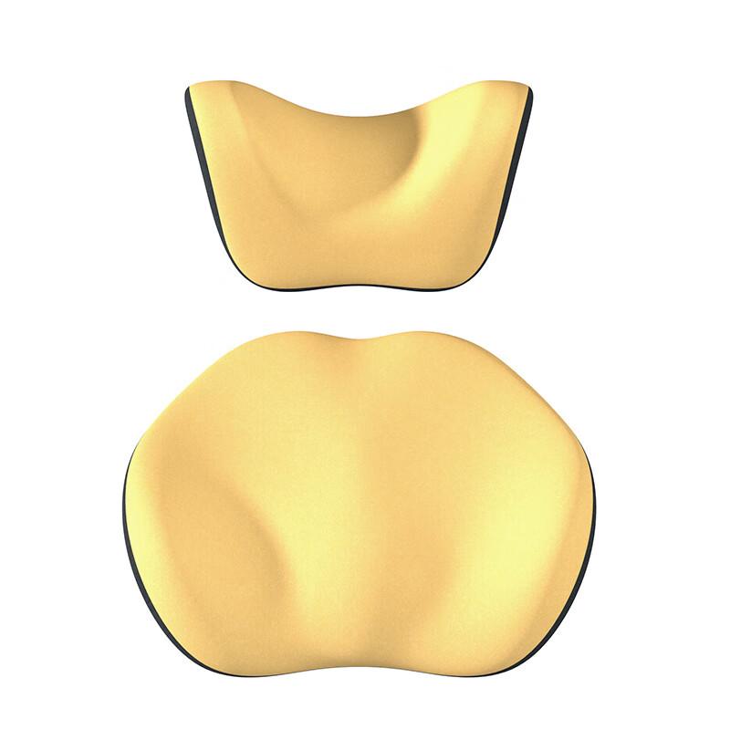 Miling Memory Foam Car Headrest & Lumbar Support Set