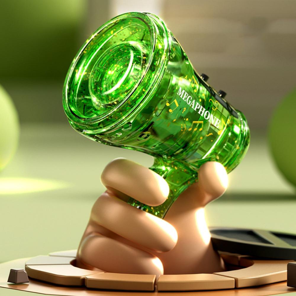 

Громкоговоритель Aobing Music Keychain Pendant Recording Handheld Speakers Toy Home Decoration зелёный