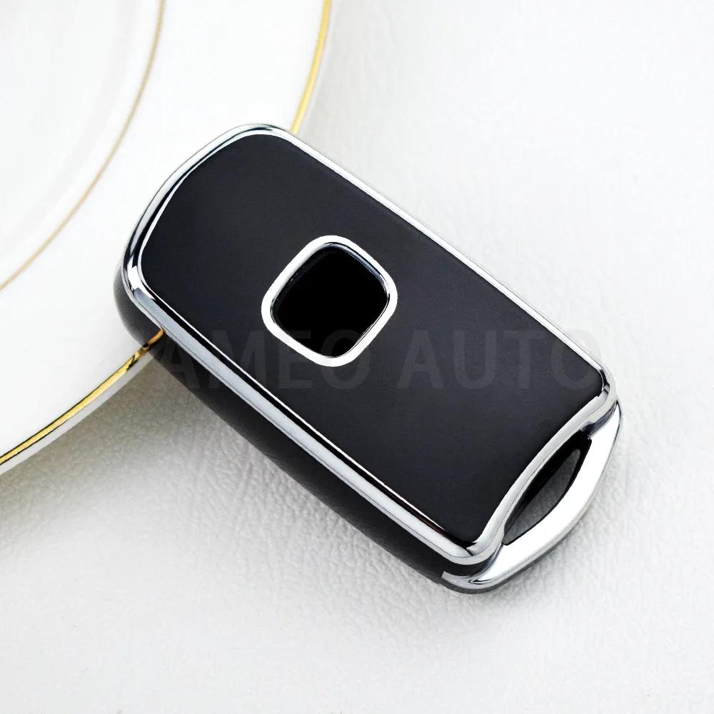 TPU Car Flip Folding Shell Fob For Honda Civic Accord Jazz CRV HRV CRZ For Acura TL TSX ZDX RSX Car Key Case Cover Accessories