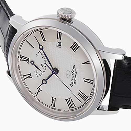 Orient Star RK-AU0002S Men's Elegant Classic Automatic Watch, Made In Japan, with 2-Year Manufacturer's Warranty, White and Silver