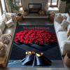 Rose Customize Your Name Carpet Design for Game Room Kitchen Study room Foyer Antislip Carpet Decorate Offices Perfect Gift for Women/Men