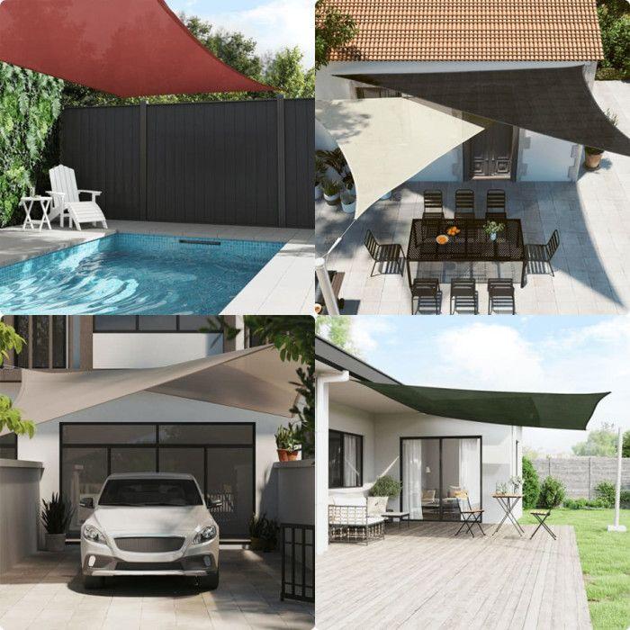 VidaXL Shade Sail Protection Sun Sail Parasol Sail Anti UV Garden Patio Terrace Balcony Outdoor 160 G/m² 311235