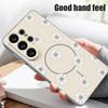 Custodia con Motivo Floreale a Cartone Animato Per Samsung Galaxy S26 Ultra S25 Edge S24 Plus S23 FE S22 A17 A54 A55 A56 A57 5G Magnetica Per Magsafe Copertura Opaca