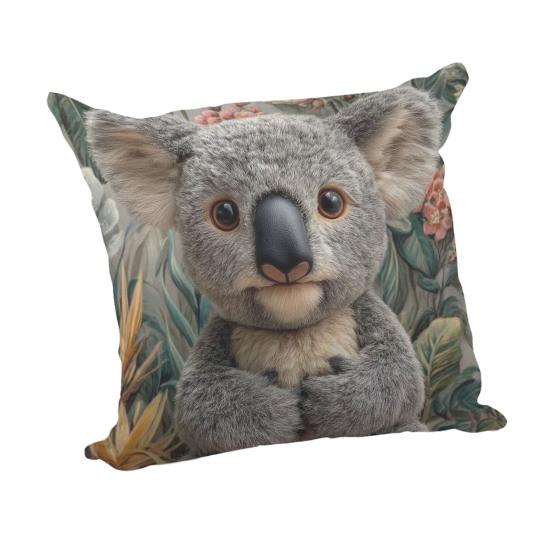 3D Animal Cushion Cover Imitation Embroidery Pillowcase Dog Alpaca Zippered Throw Pillow Cover for Home Farmhouse Couch Sofa Bed