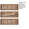3 Pcs/Set Wooden Home Sweet Home Sign, Rustic Farmhouse Decorative Sign, Vintage Hanging Wall Plaque for Living Room, Bedroom, Kitchen, Front Door