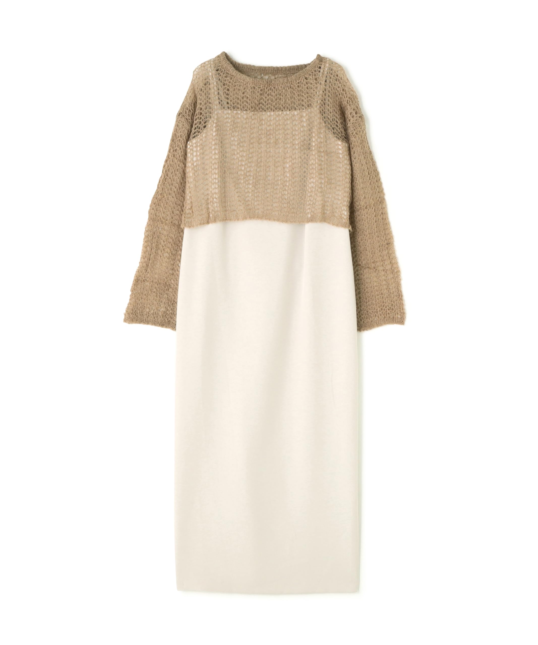 

Natural Beauty Basic Повседневный ажурный трикотажный топ-ками бежевый x верблюжий женское платье, & платье,