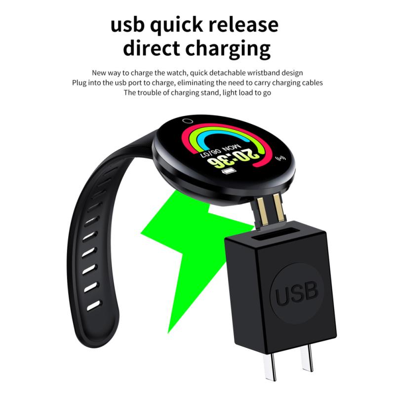 Buy Smart Watch Inches Round Blood Pressure Heart Rate