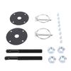 Aluminum Alloy Hood Pin Set Flip Over Universal Car Bonnet Catch Pin Kit for Sedans Trucks