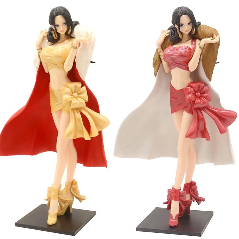 One Piece Action Figure Exquisite Anime Boa Hancock Coat Cape Pvc Sexy Model Collection Toy Quality Desktop Decoration Figma