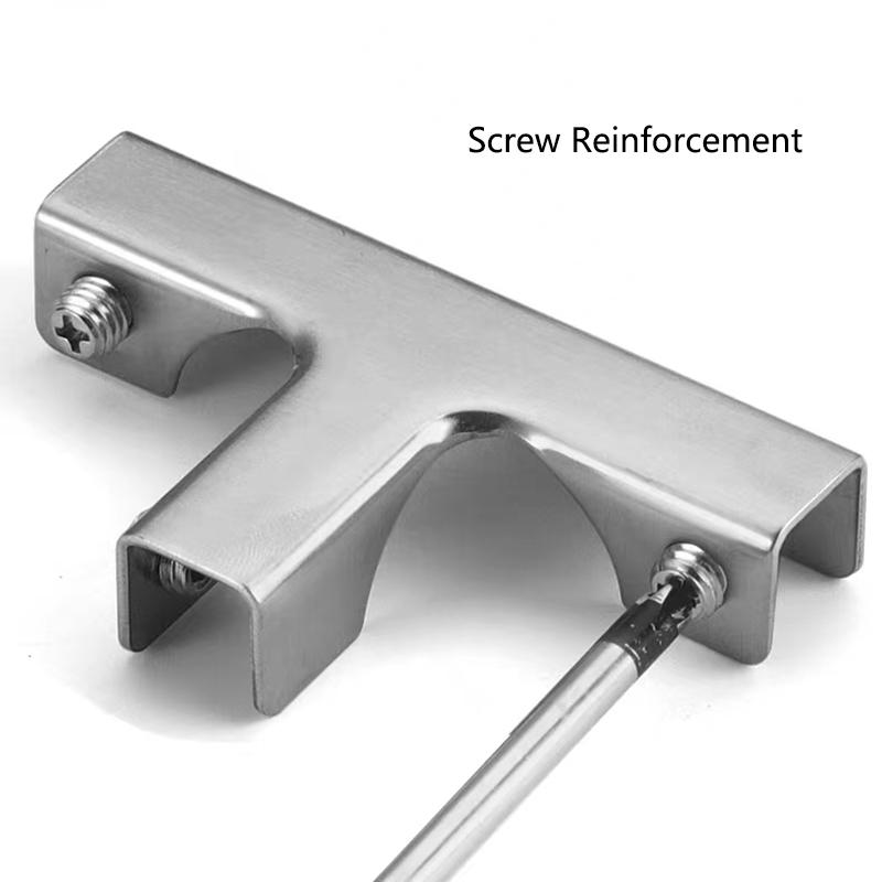 Glass Clamp Combination Fixing Clip for Showcase Fish Tank Cabinet Garden Fence Ceramic Tile Splicing DIY Panel Reinforced Clip