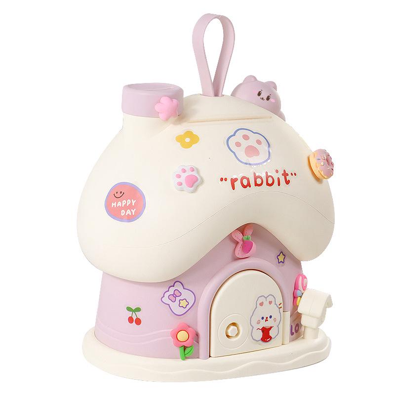 Mushroom House Money Box: DIY Savings for Kids, Boys & Girls Gift