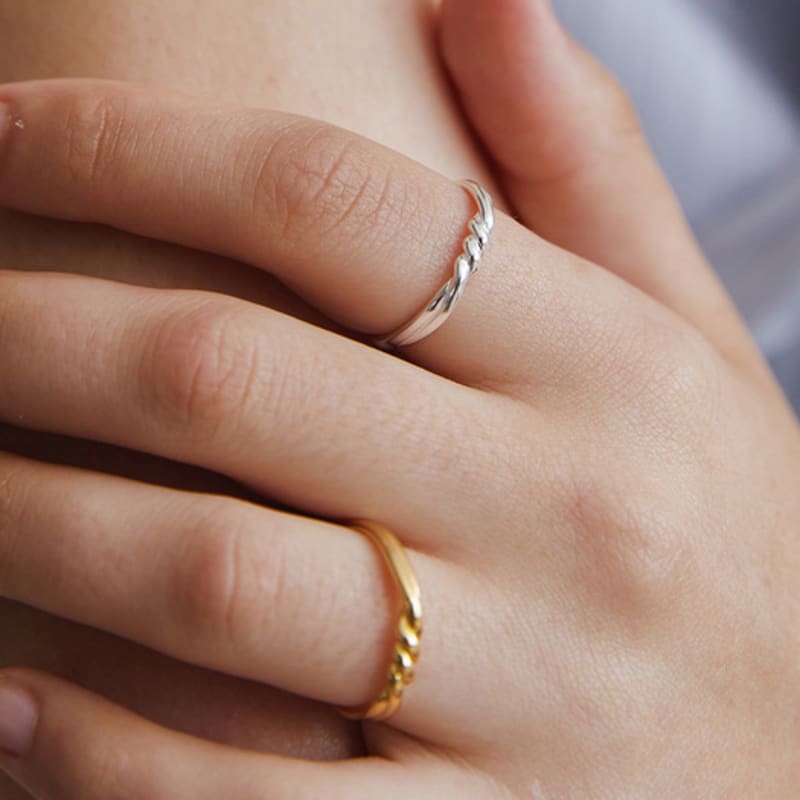 Tatiana (Silver 925) Twisted Donut Ring CR1835