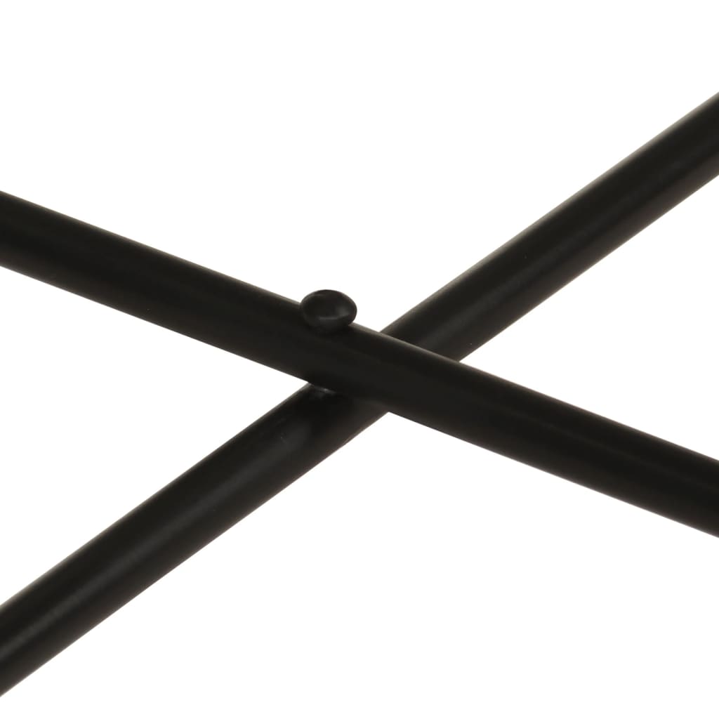 Stoliki kawowe, 2 szt., miedź i czarny metal