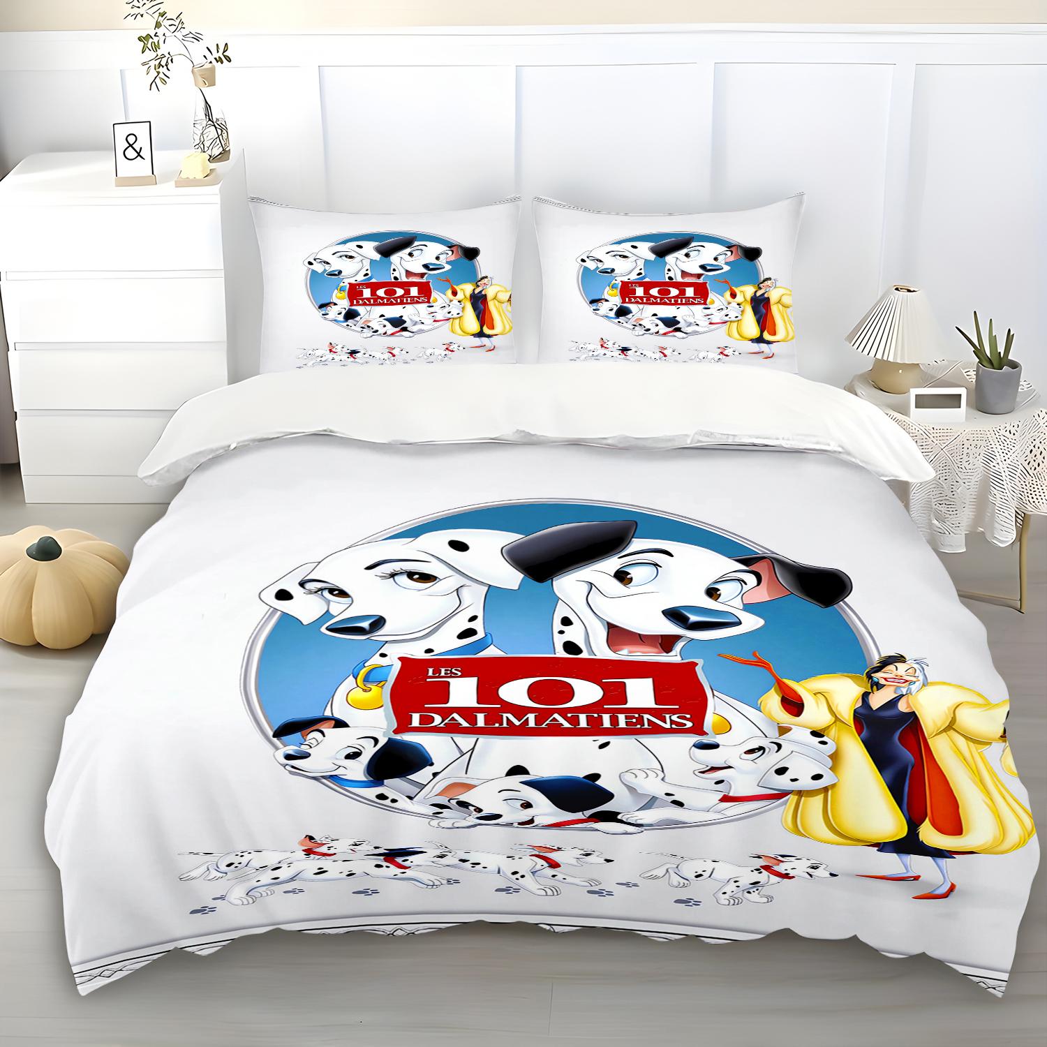 

Cartoon Duvet Cover 101 DALMATAS Anime Cruella Duvet Printed Comforter, 100% Polyester, Warmth Bedding, Warm , Quilt Cover 75cmx90cm